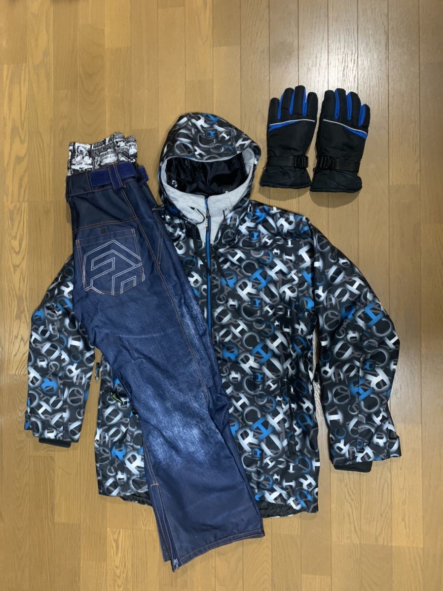 今年の新作から定番まで! スノーボード ウェア 上下セット Lサイズ ...