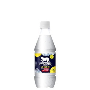 アイシー・スパーク フロム カナダドライ レモン PET 430ml 24本 (24本×1ケース) ペットボトル 炭酸水【送料無料】
