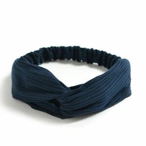 LINOFLE цвет лента для волос темно-синий 