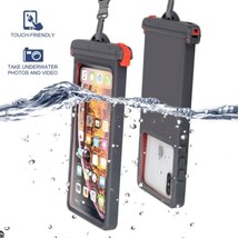 防水プラスチックモバイルボックス,35m,6.9インチ,シール付き,携帯電話ケース_画像1