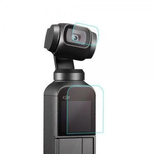 無料配送 DJI POCKET 2 OSMO Pocket 液晶 保護 フィルム レンズ 2枚セット
