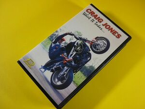  video *CRAIG JONES/What it Takes*k Ray g* Jones, bike motorcycle Stunt, Willie mileage,VHS videotape Video Tape