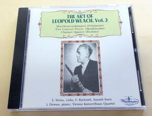 レオポルド・ウラッハの芸術 第２集 ロマン派名曲集 THE ART OF LEOPOLD WLACH VOL.2 CD クラリネット　SCHUMANN MENDELSSOHN BRAHMS