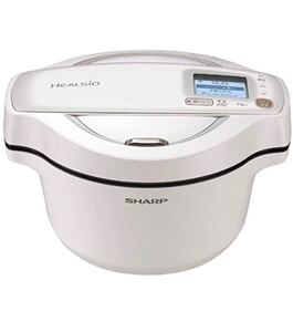 シャープ 水なし自動調理鍋 1.6L ホワイト系SHARP ヘルシオホットクック KN-HW16F-W ヘルシオホットクック