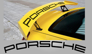 【新品】ポルシェ GT4 リアスポイラー専用 PORSCHE デカール 981 781