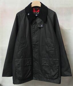 20AW BARBOUR バブアー 別注 BEDALE ビデイル オイルド ワックス ジャケット 36 黒/赤黒ブロックチェック