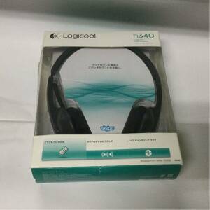 美品 Logicool USB Headset マイク付 h340 ヘッドセット ロジクール