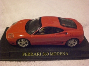 フェラーリ FERRARI 360 MODENA モデナ 赤 レッド ロッソコルサ ミニカー 雑誌付録