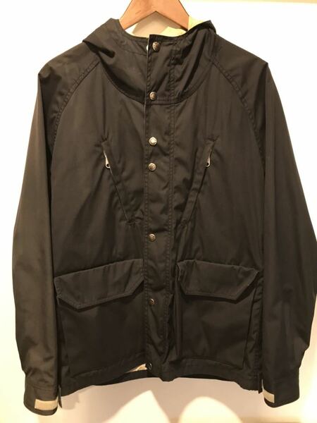 《送料込み》黒 THE NORTH FACE パープルレーベル ノースフェイス マウンテンパーカー ナイロンジャケット メンズL ブラック アウトドア