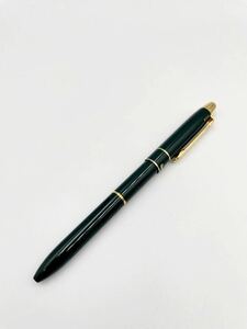 バーバリー　多機能ボールペン　2色ボールペン　シャーペン　ダークグリーン　極美品　メンズ　レディース　万年筆　BURBERRY 