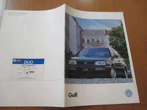 庫34761　カタログ ■Volkswagen　●Ｇｏｌｆ　ゴルフ●　発行●29　ページ