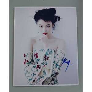  China famous woman super... knee knee with autograph super large photograph..①