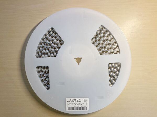 日本ケミコン チップ電解コンデンサ 47uF-25V EMVK250ADA470MH63G 465個