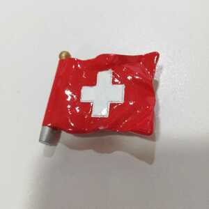  Vintage Swiss Switzerland FLAG Switzerland Switzerland Land flag flag national flag magnet 4.3cm [ kitchen magnet miscellaneous goods decoration thing wall ]