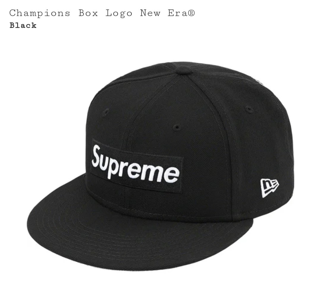 PayPayフリマ|Supreme No Comp Box Logo New Era Black 7 5/8 PayPayフリマ|Supreme No Comp Box Logo New Era Black 7 5/8