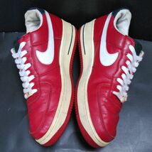 ナイキNIKE限定2003年製AIR FORCE 1 LOW PUERTO RICO 4エアフォースワンロープエルトリコ4赤/白レザー26.0㎝US8.0中古品624040-641_画像3