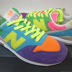 【送料無料 即決】ATMOS x NEW BALANCE CM996ATN 25cm US7新品 アトモス別注コラボ日本996足限定MULTIマルチカラーMIX左右非対称ミスマッチ
