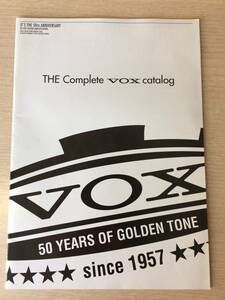 VOX 製品カタログ　50周年記念　2007年