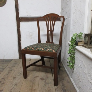 ダイニングチェア ウィリアムモリス 椅子 イス 木製 マホガニー 英国 イギリス アンティーク 家具 店舗什器 DININGCHAIR 4544d