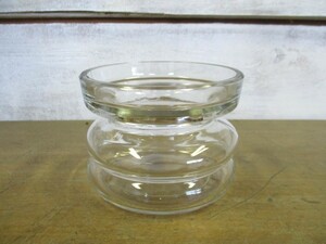 ガラス製 フラワーベース 花瓶 花器 小物入れ 置物 飾り イギリス 英国 インテリア雑貨 glass 1881f