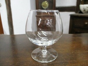 ブランデーグラス グラス 1客 置物 ガラスキャビネットなどの飾りに イギリス 英国 キッチン雑貨 glass 1773f