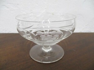 ガラス デザートグラス アイスクリームグラス 飾り イギリス 英国 キッチン雑貨 glass 1294f