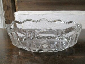  glass made glass bowl case ornament decoration interior miscellaneous goods England Britain Vintage miscellaneous goods glass 1942e