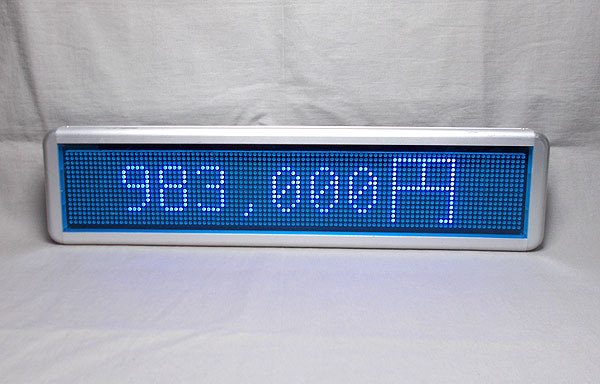大得価 Bluetooth可 405 x 62mm 3セット LED電光掲示板 お得NEW