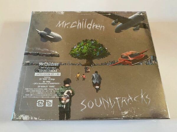 新品未開封　初回限定盤B CD+Blu-ray SOUNDTRACKS Mr.Children　LIMITED BOX仕様　ブルーレイ　定価4620円　送料無料