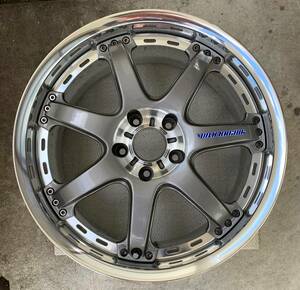 RAYS GT-7 18インチ 8J +37 114.3 1本 レイズ GT7 FORGED 鍛造 メッキ×ガンメタ