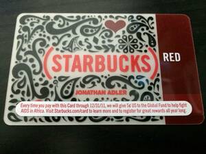 2010年 Starbucks アメリカ 限定 スターバックス RED ジョナサン アドラー カード マグカップ タンブラー スタバ コーヒー コレクション