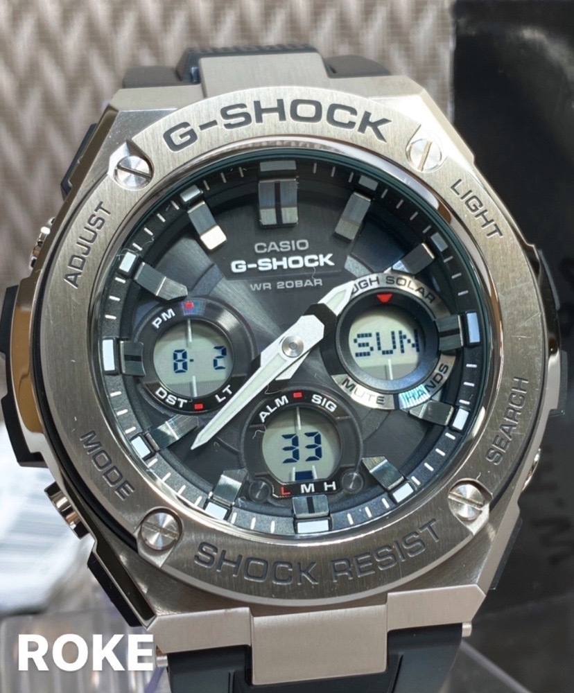 誕生日プレゼント カシオ G-shock G-steel GST-W110BD 洗浄済み 美品 - 腕時計(デジタル) - hlt.no