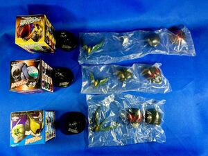 [ prompt decision ] new goods unopened rider mask collection Kamen Rider girus Exceed girus general pedestal mask . world trout kore Bandai 3 kind 