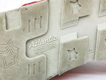 ■ Atlantic STARS アトランティックスターズ ローカット スニーカー シューズ イタリア製 メンズ 赤 レッド サイズ41 約26.0cm_画像9