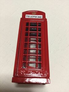  London. telephone box type pencil sharpener * long-term storage * dead stock * unused goods 