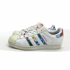 s■【23.5cm】アディダス/adidas×The FARM Company BB0532 SUPERSTAR W スニーカー■白/LADIES/105【中古】