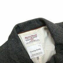 ★ セブンデイズ サンデイ/SEVENDAYS=SUNDAY × Harris Tweed ウールチェスターコート【L】灰色グレーLADIES_画像3