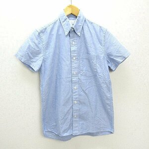 T# Urban Research /URBAN RESEARCH button down short sleeves oxford shirt # light blue [M]MENS