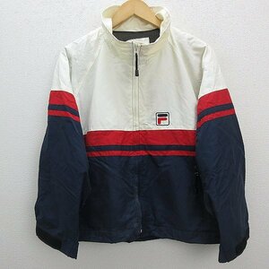 ☆☆90年代 フィラ/FILA ナイロンジャケットJKT/スノーウェア【S】MENS/105