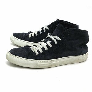 ★【40】 シップス/SHIPS スエードチャッカシューズ/紺スニーカーMENS/80