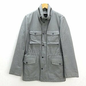 ★ ユナイテッドアローズ/UNITED ARROWS GLR 千鳥格子柄 ハーフ丈コート/ライナー付き【S】灰色グレーMENS/2