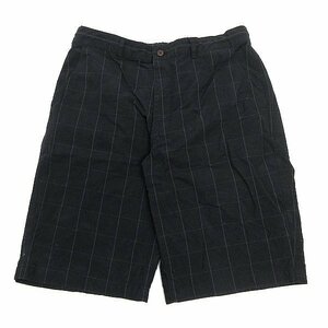 WW★ チャップス ラルフ/CHAPS RALPH LAUREN チェックショーツ ハーフパンツ【2L】黒MENS/139