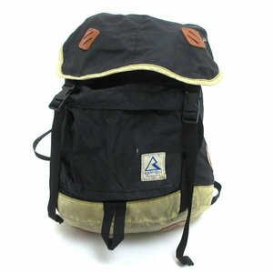 USA製■ビームス イクイップメントBEAMS EQUIPMENTバックパック/ナイロンリュック■黒BAG