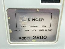 SINGER/シンガー　コンピューターミシン　ミシン　MODEL2800_画像7