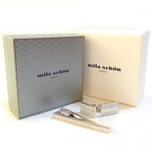 [msc1/mst4] new goods mila schon Mila Schon silver 925 cuffs & tiepin original silver silver 925