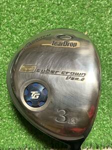 UA-119　中古 フェアウェイウッド　TearDrop　cyber crown　3　13°　純正カーボン　Flex S