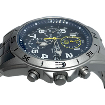 SEIKO セイコー CHRONOGRAPH クロノグラフ 日本製ムーブメント SND379P ネイビー×シルバー マット加工 メタルバンド メンズ★新品_画像3