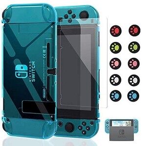 Nintendo Switchカバー【ドック対応】Ponnky Joy-Conカバー 3in1 ニンテンド