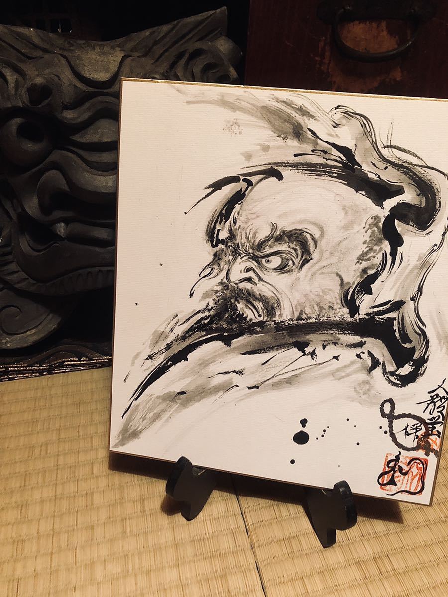 瓢箪 達磨 水墨画 www.veneziacentopercento.it