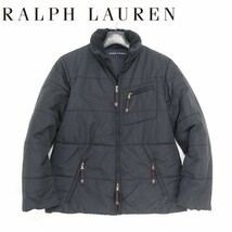 国内正規品◆RALPH LAUREN/ラルフローレン RL67 ワッペン 中綿 ジップアップ ジャケット ブラック 11_画像1